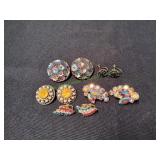 (5) Pair of Vtg Clip On Earrings