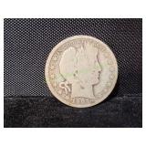 1907-O Barber Half Dollar