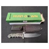 Hunt-Down Tactical Knife w/ Camo Handle