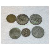 Vtg Foreign Coins from Mexico