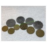 Vtg Foreign Coins from Hong Kong