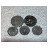 (5) Sultanate of Oman Coins