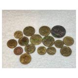 Vtg Foreign Coins