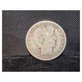 1908 Barber Half Dollar