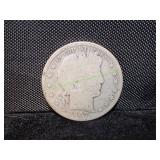 1907-S Barber Half Dollar