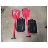 (2) Auto Tour Collapsible Aluminum Shovels