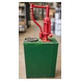 Vtg Merit Oil Equip Co "Lubester" Oil Tank Pump