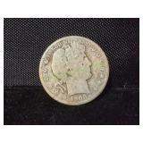 1908 Barber Half Dollar