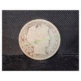 1906-D Barber Half Dollar