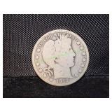 1912 Barber Half Dollar