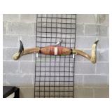 Vtg Longhorn Mounted Steer Horns