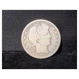 1912-D Barber Half Dollar