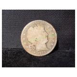 1902-O Barber Half Dollar