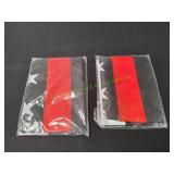 (2) 3x5 Thin Red Line American Flag, Firefighters