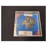 Vtg Miracle Celtic Cross Brooch from Scotland