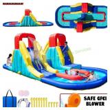 Sportspower Racetrack Inflatable Water Slide