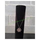 Sterling Silver Filigree Snowflake Pendant