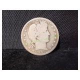 1907 Barber Half Dollar