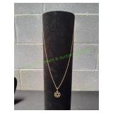 14K Star of David Pendant Necklace