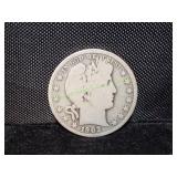 1902 Barber Half Dollar