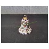 Vtg Cloisonne Enamel Bell Ornament