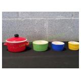 Pier 1 Ceramic Mini Cocottes Measuring Cups