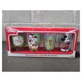 Dinsey Mickey & Friends Holiday Print Glass Set