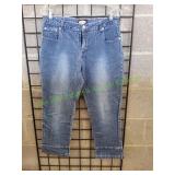 Zoey Beth Stretch Denim Jeans, Sz 13/14