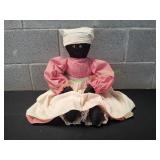 Vtg Primitive Folk Art Rag Doll