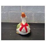 Vtg Lefton Ceramic Christmas Patchwork Dug Figure