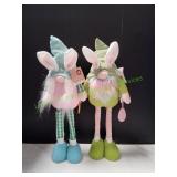(2) 24" Easter Standing Gnomes