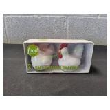 Food Network Rooster Salt & Pepper Shakers