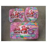 3pc Easter Gnome Bath Mat Set