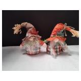 (2) Autumn Plush Gnomes