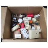 Box of Multi-Outlets, Wall Plug Adapters & More