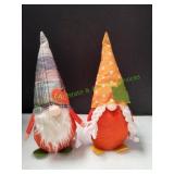 (2) Autumn Plush Gnomes