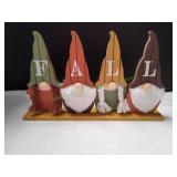 F-A-L-L Gnome Wooden Table Dï¿½cor