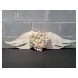Wooden Wings w/ Heart Wall Art