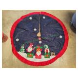 Holiday Time Christmas Gnome Tree Skirt