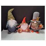 (3) Thanksgiving Holiday Gnomes