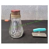 Vtg Manual Nut Grinder w/Edlund Top-Off Jar