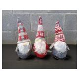 (3) Christmas Holiday Gnomes