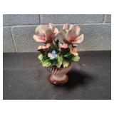 Italian Capodimonte Porcelain Floral Arrangement