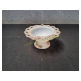 Vtg Nor-So Milk Glass Compote Bowl