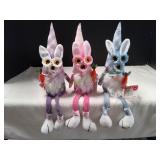 (3) Shelf Sitters Easter Bunny Gnomes