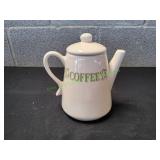 Ceramic "Coffee" Pot w/ Lid