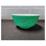 Vtg Pyrex 403 Green Mixing Bowl, Primary Color