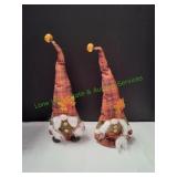 (2) Autumn Plush Gnomes