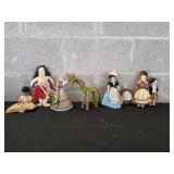 Vtg Folk Art Dolls & More
