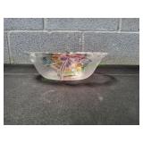 Vtg Mikasa Festive Bells Oval Bowl